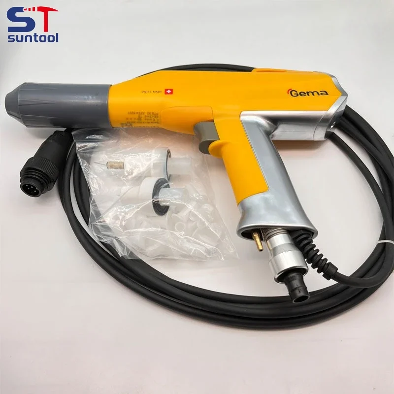 Suntool Gema 1002100 Electrostatic Powder Coating Gun Opti select Manual Paint Spray Gun