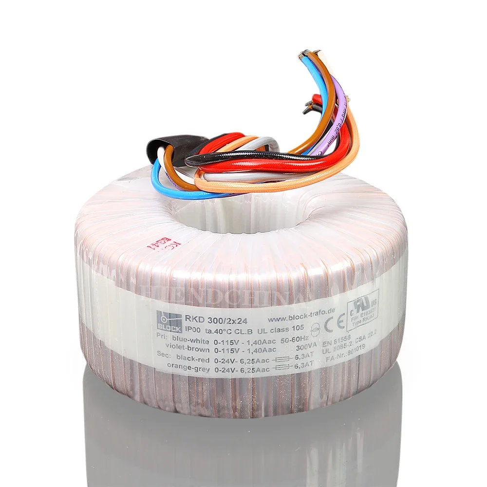 Block 100w100va Toroidal Transformer 2*12v 2*14v Power Amplifier Toroidal Transformer