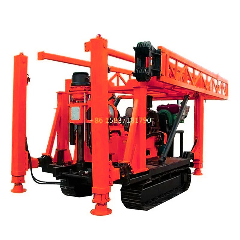 Low Cost Water Well Drilling Rig Machine High Speed 150m 200m Deep Bore Hole Drill Rig for Water Well Drilling Rig Machinery