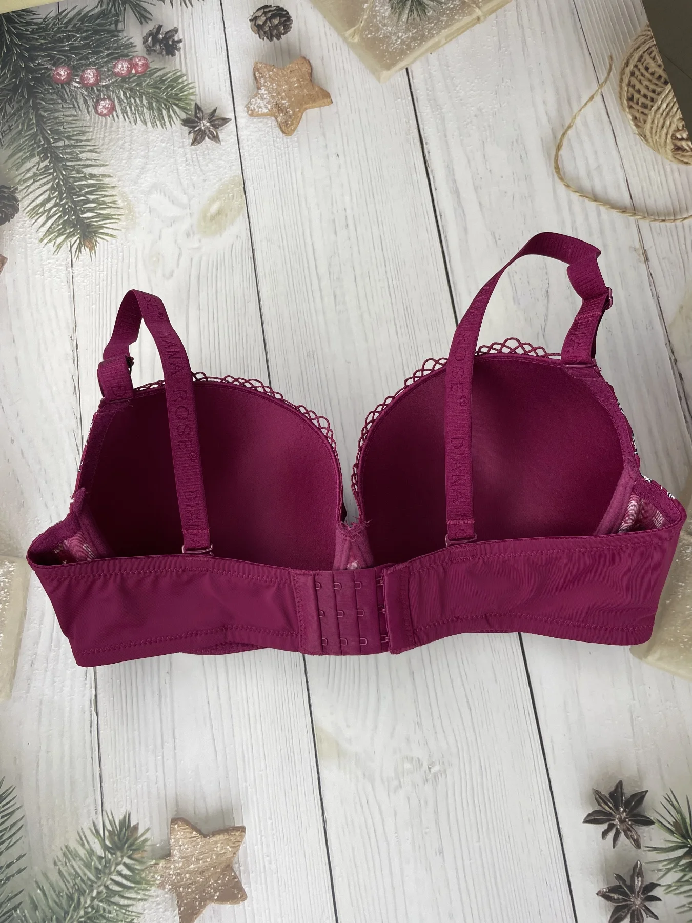 Diana Rose With underwire big breasts thin underwear breathable gathered anti-sagging breasts C D E cup women\'s bra