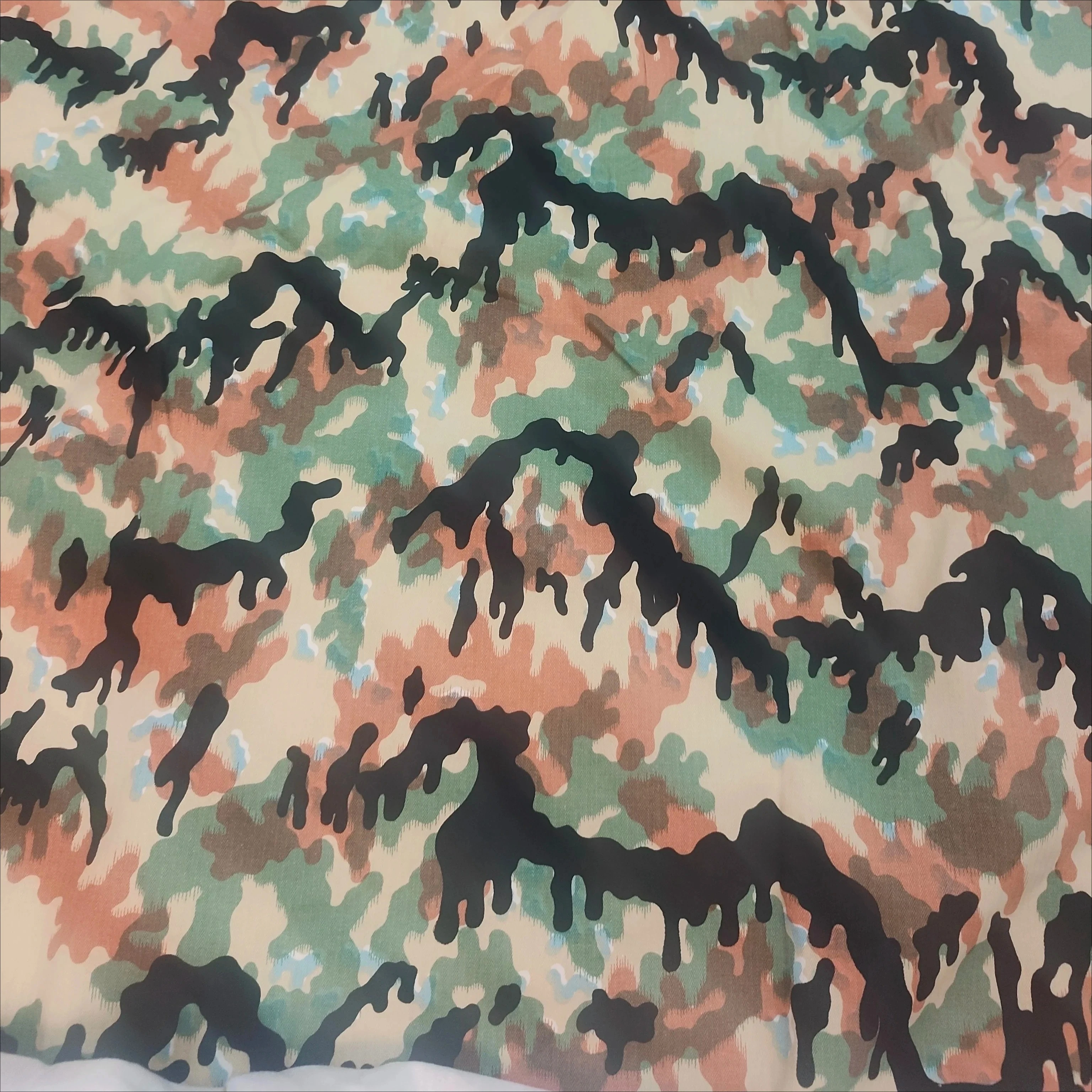 All-cotton German Ruins Camouflage Fabric SS-Leibermuster HBT Herringbone All-cotton Fabric 1*1 Reproduction view 6