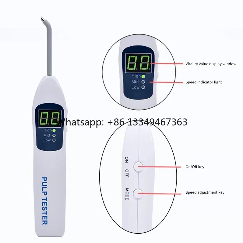 

Fast Shipping Cheap Detection Amount of the Detector Electric Pulp Tester Dental Pulp Vitality Tester Manufacturer