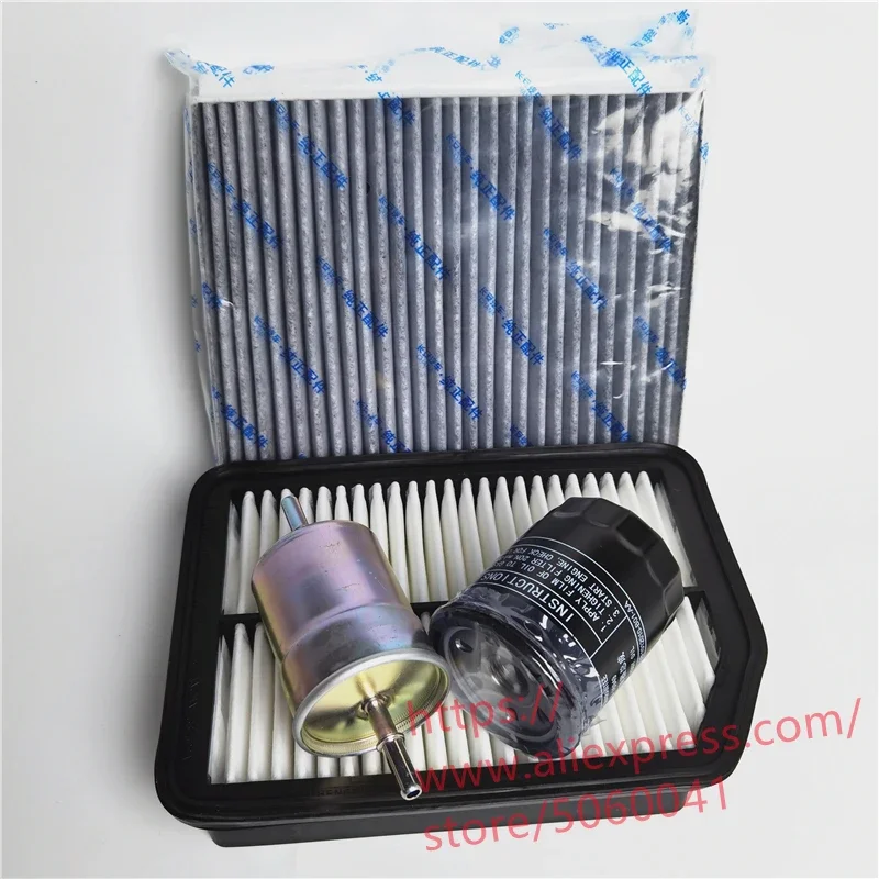 Filter set for CHANGAN CS35 Plus 1.6T Air +oil filter+fuel +Air conditioning filter