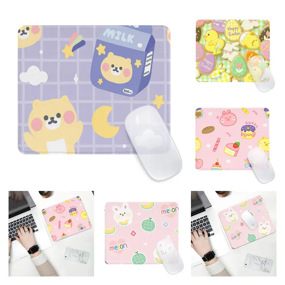 High Quality Cute Cartoon Printing Gaming Mousepad Gamer Mouse Mat Keyboard Mats Desk Pad Mousepads 22x18cm For Computer