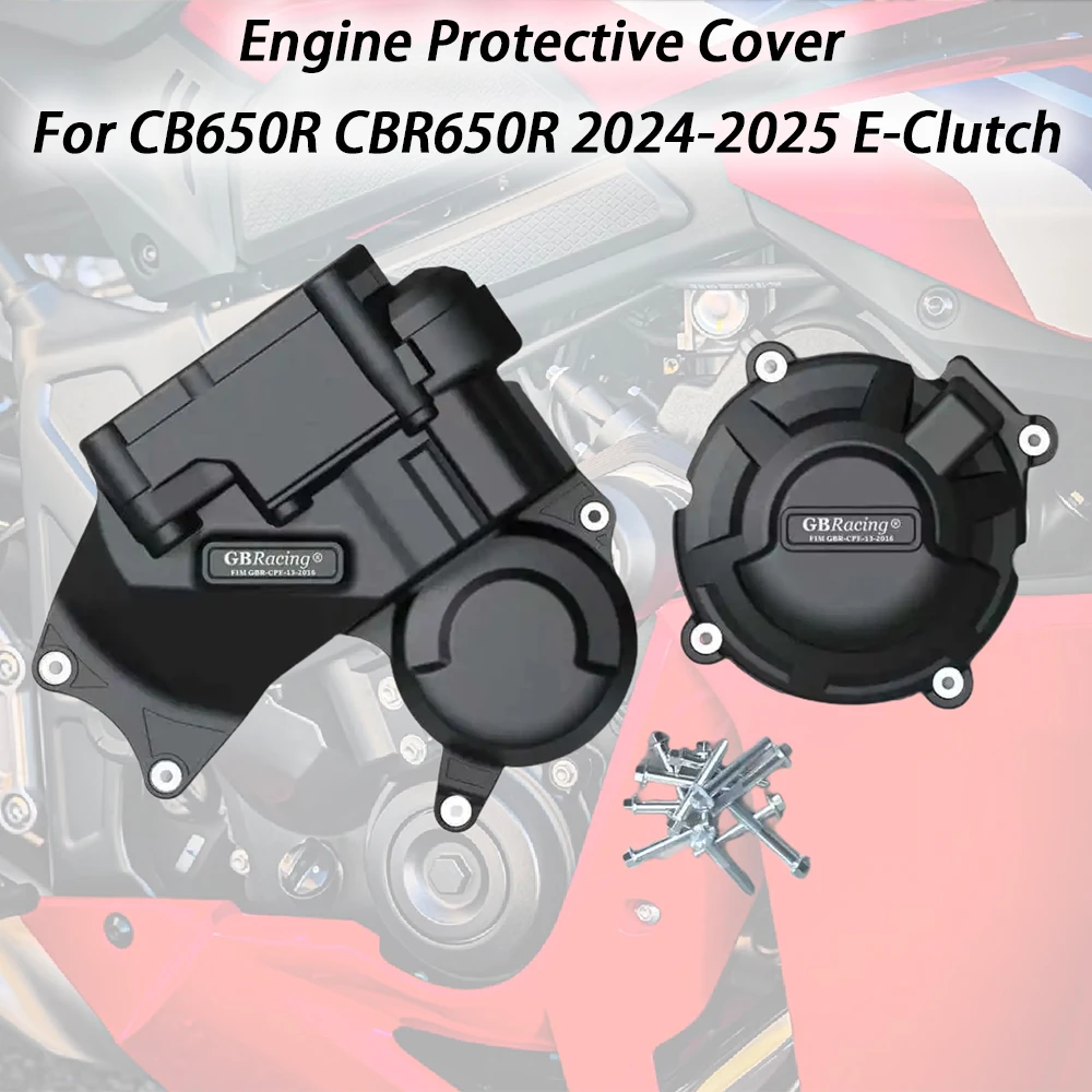 غطاء حماية محرك الدراجات النارية غطاء مضاد للسقوط لهوندا CB650R CBR650R E-Clutch 2024-2025