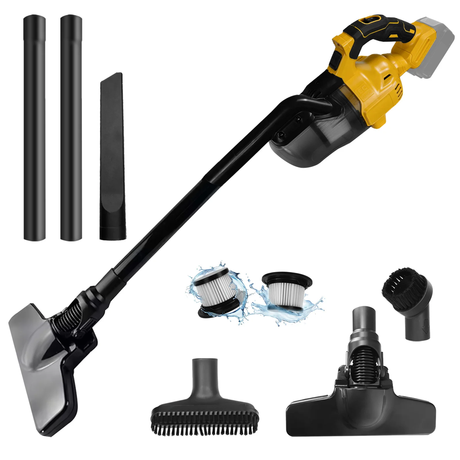 

400W Cordless Vacuum Cleaner 5 in 1 Handheld Electric Vacuum Cleaner 20KPA Powerful Suction for Dewalt 20V Battery (No Battery)