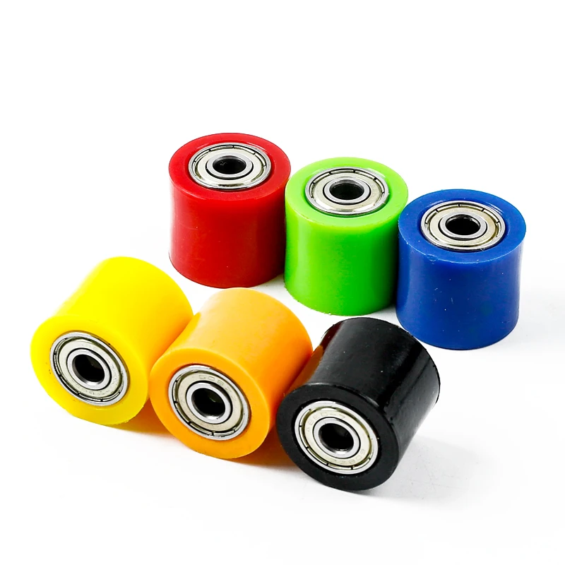 8mm 10mm Drive Chain Roller Pulley Wheel Slider Tensioner Wheel Guide For Pit Dirt Street Bike Motorcycle CRF YZF KLX RMZ EXC
