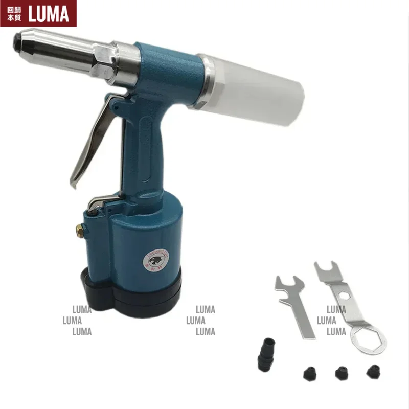 Pneumatic Tool Three-jaw Air Riveter Heavy Duty Riveting Gun - 2.4/3.2/4.0/4.8 Capacity, Industrial Nail