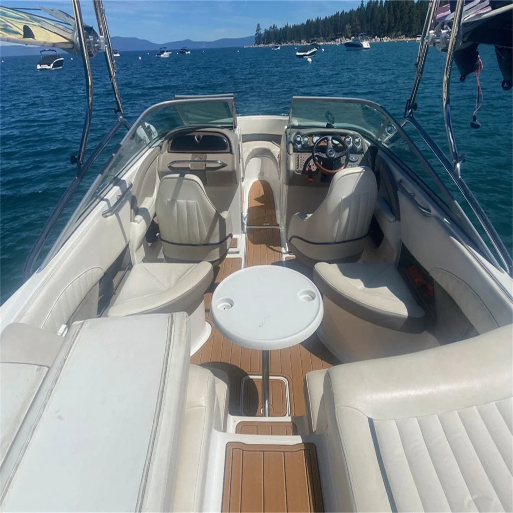 2022 Kobalt R8 Zwemplatform Cockpitboot EVA Faux Foam Teak Deck Vloerkussen