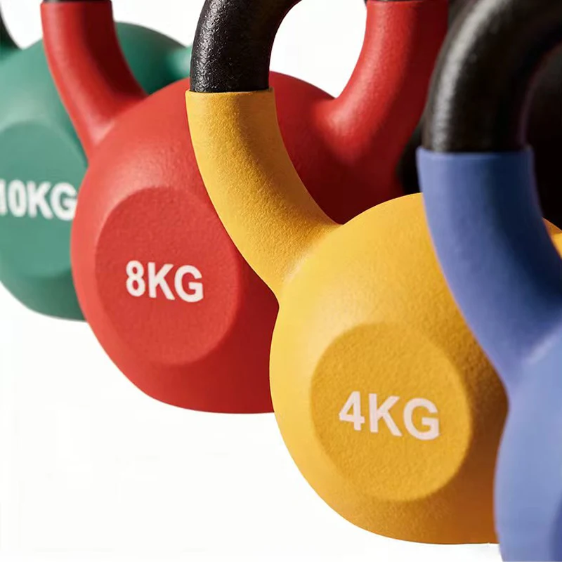2026 Adjustable Intensity Training 20kg Cast Iron Gym Weight Durable Home Fitness Kettlebell With Plastic Dipping Kettlebellpro
