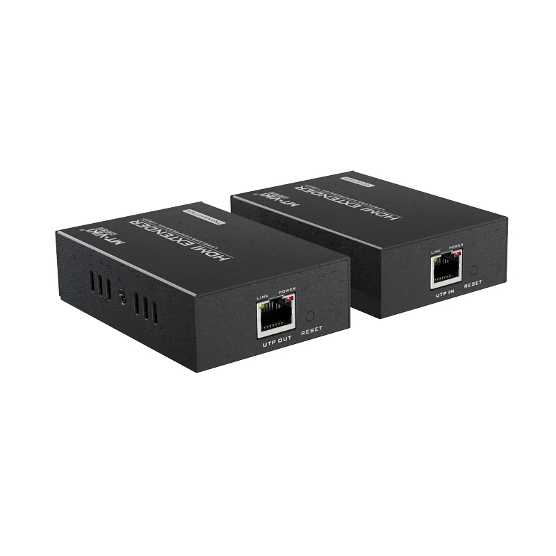 Hot Sale 1080p HDMI Extender Over Cat5e 135m, MT-VIKI HDMI Transmitter And Receiver + Power Adapter