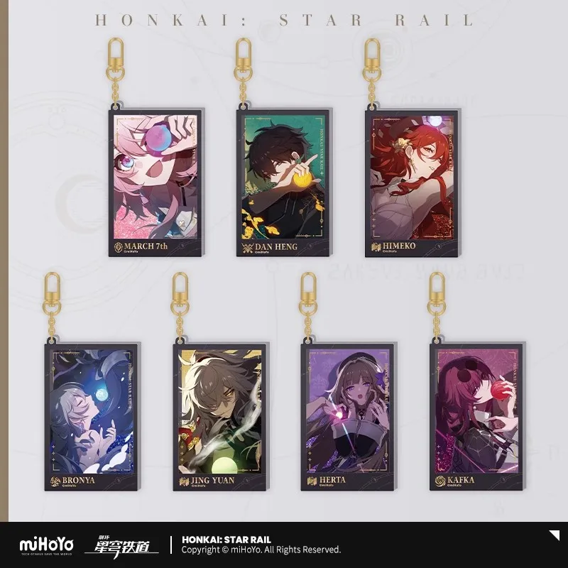 

Official miHoYo Honkai: StarRail Departure Countdown Timer Series Flowing Sand Acrylic Pendant Genuine Anime Game Accessories