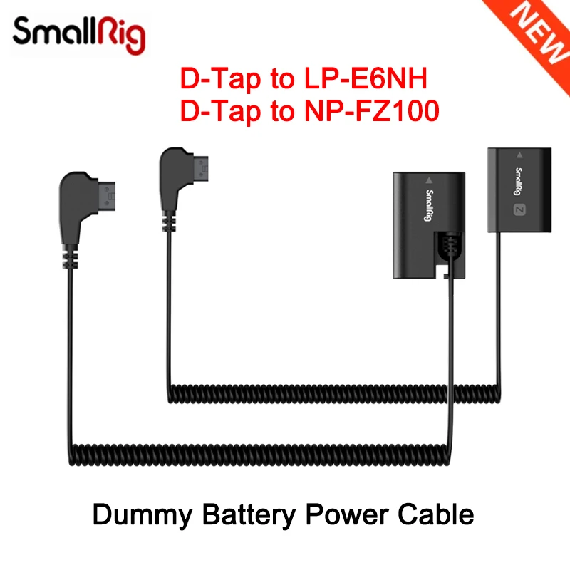 

SmallRig D-Tap DTAP to LP-E6NH Dummy Battery Power Cable for Canon EOS R6 Mark II/R7/R6/R/R5/6D/R5C/6D Mark II/5D Mark III 4252