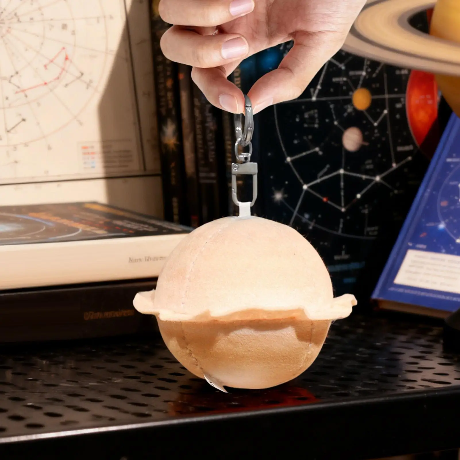 Planet Ornament 2.95 Inch Hangable Stuffed Solar System Plush Planet Ornaments for Handbag Coin Purse Jewelry Wallet Backpack