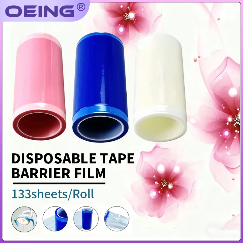 

133sheets/roll Disposable Tattoo Barrier Film Dental Dental Barrier Film Protect Tape Barrier Anti-fouling Film Waterproof