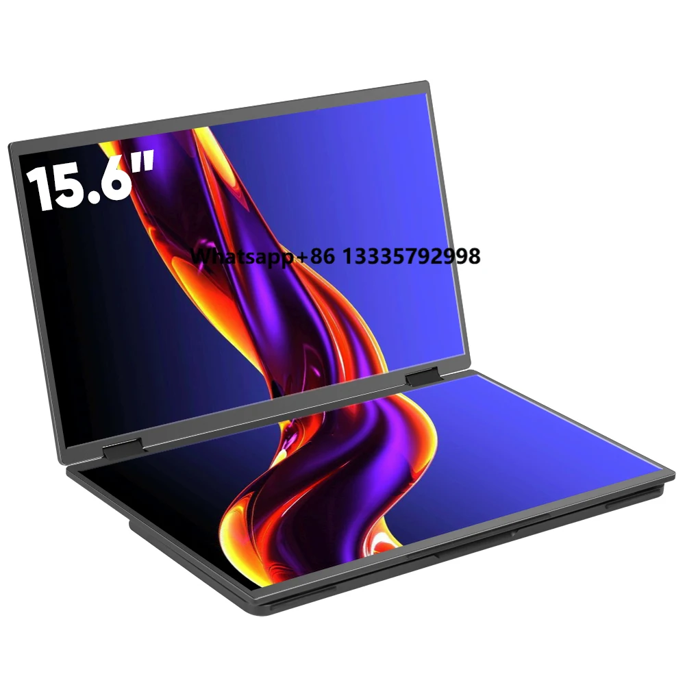 

15.6" Triple Double Screen Laptop Mobile Portatil 1080P Cheap Screen Dual Screen Extended OLED for Laptop