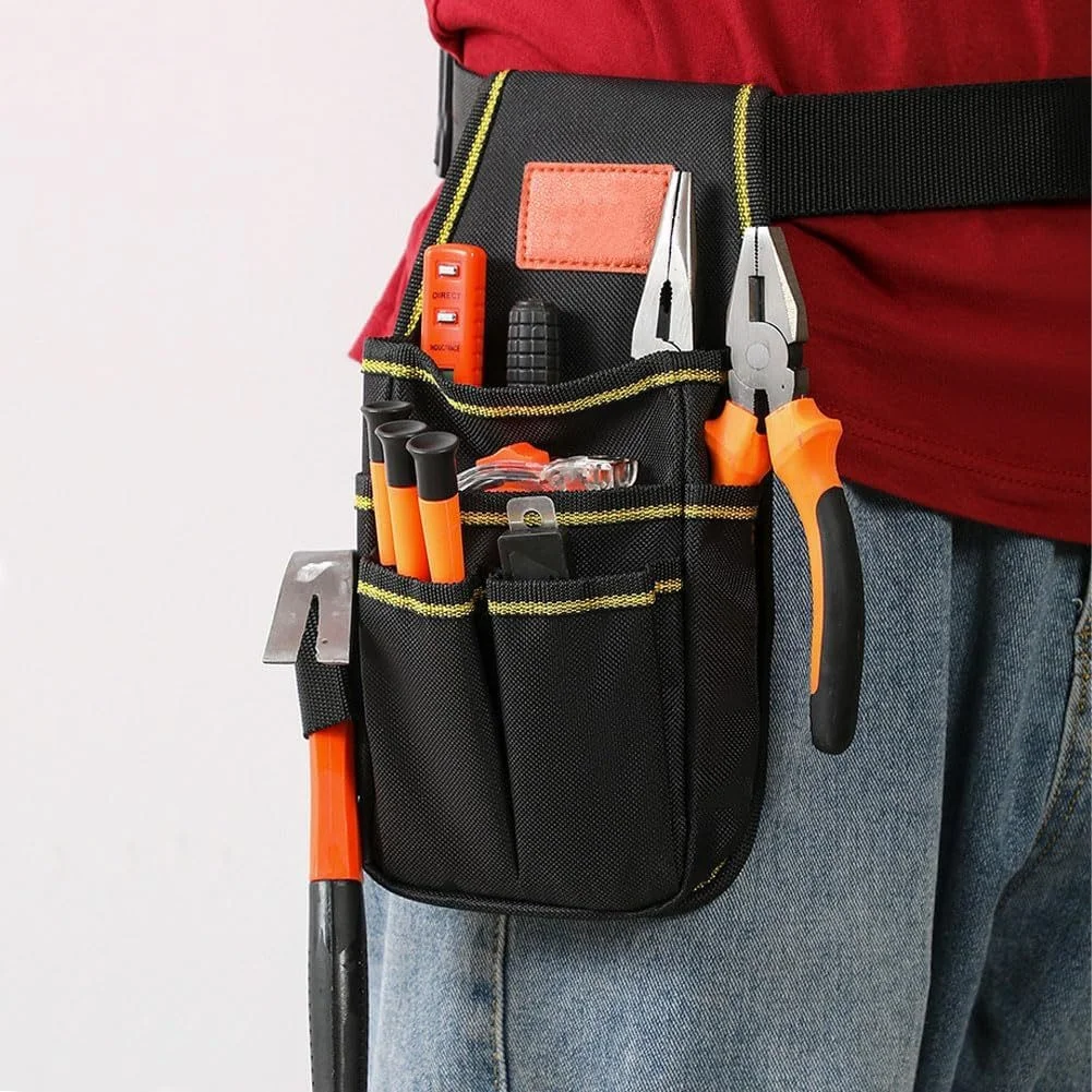 Daily Tasks Construction Work Adjustable Tool Belt Carpenter Pouch Compact Design Tool Belt For Tools Adjustable Belt As Shown