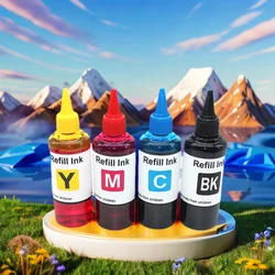 4PC 100ML Refill Dye Ink for HP 910 912 915 XL OfficeJet 8010 8015 8018 8023 8022 8020 8025 8028 8035 8012 8014 8015 8017 8024