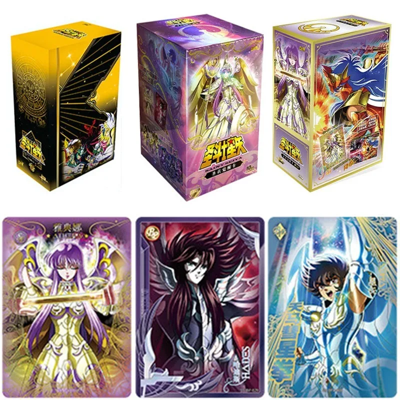 

Оригинальные коллекционные карты KAYOU Saint Seiya из серии Cloth Awakening, лимитированная серия, аниме-атрибутика, подарки для детей на праздники