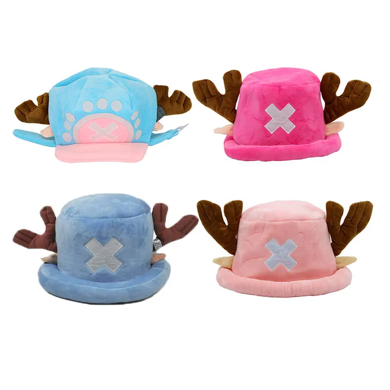 2026 Anime Brdwn Piece Unisex Tony Chopper Cosplay Costume Hat Cartoon Cap Cute Hat Holiday Gift