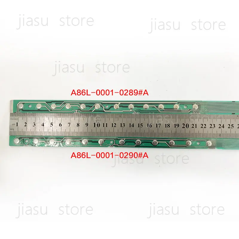 CNC Control Keypad Button A86L-0001-0287 0290, A250-0854-X004 X013, Compatible with Fanuc Panel