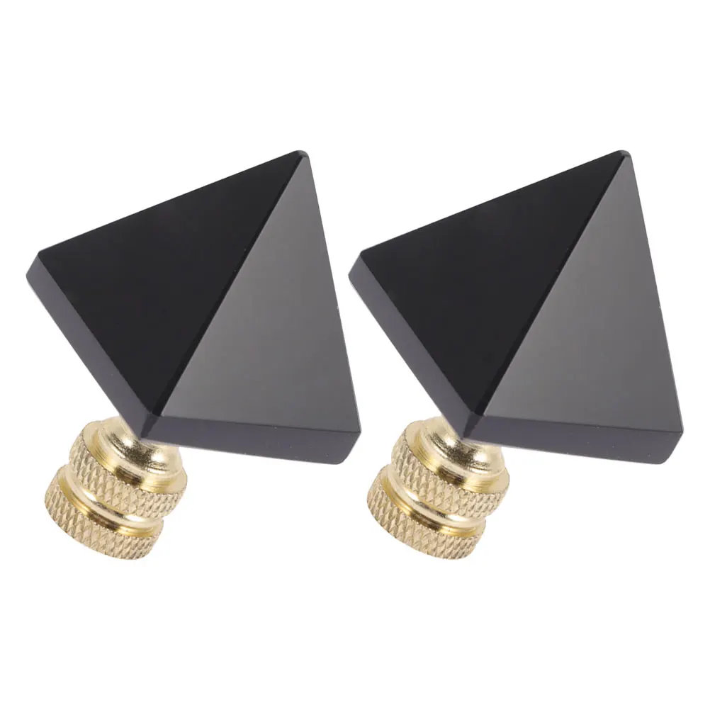 

2Pcs Metal Lamp Finials Decorative Knob Caps Modern Lighting Fixture Accessories For Indoor Outdoor Use