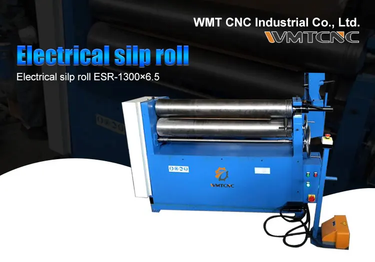 AIROW ESR1300x6.5 Electrical Slip Roll Machine for Metal Bending