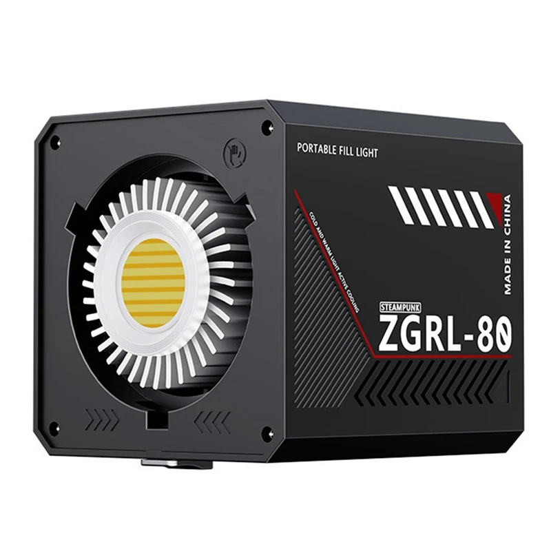

NEW 80W LED Video Light Bi-Color COB Photographic Studio Light 2500K-6500K 10000Mah For Video Livestreaming EU-PLUG