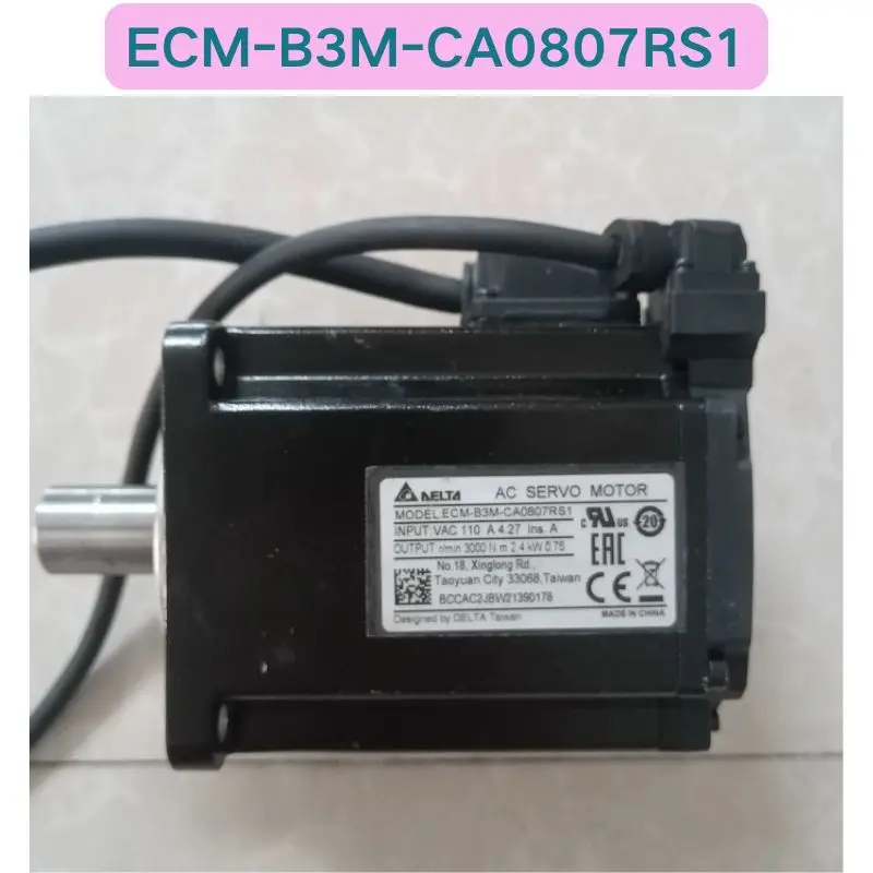 Used ECM-B3M-CA0807RS1 Servo Motor Functional test OK Fast delivery
