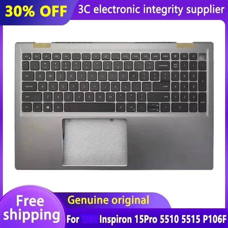 

Новая клавиатура для ноутбука в США/PO для Inspiron 15Pro 5510 5515 P106F, упор для рук с подсветкой, верхняя крышка, ремонт корпуса 15,6 дюйма, 06P0TG