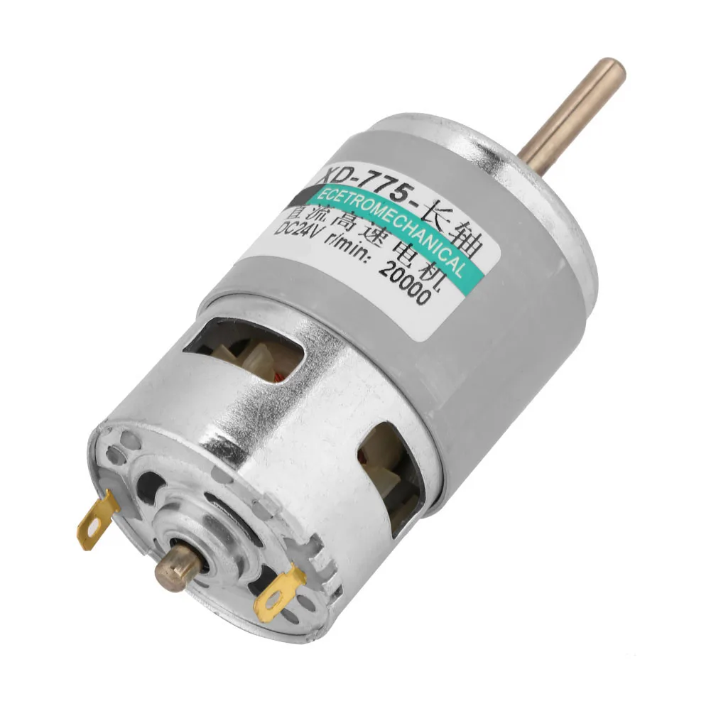 775 Motor Extension Shaft Motor High Speed Motor 775 Motor High Speed 80w High Power  Extension Shaft  Motor 12v/ 24v