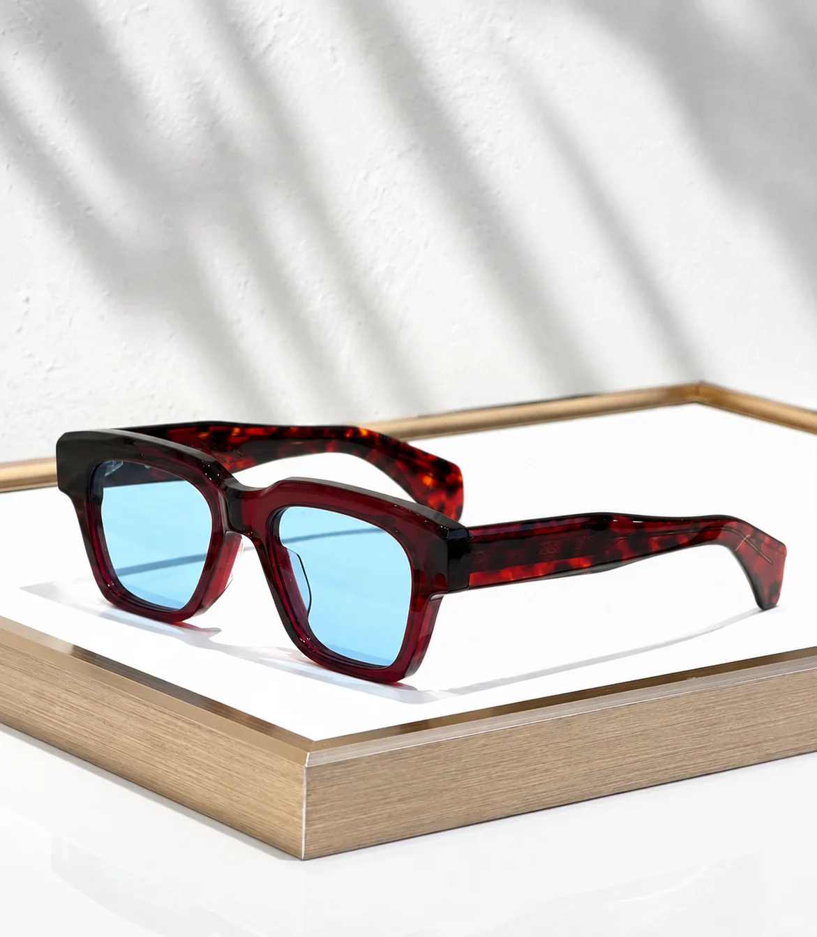Acetate Fashion Sunglasses Rectangle Uv400 Men women JMM Fellini High Quality Handmade in Japan Senior Optical Eyeglasses