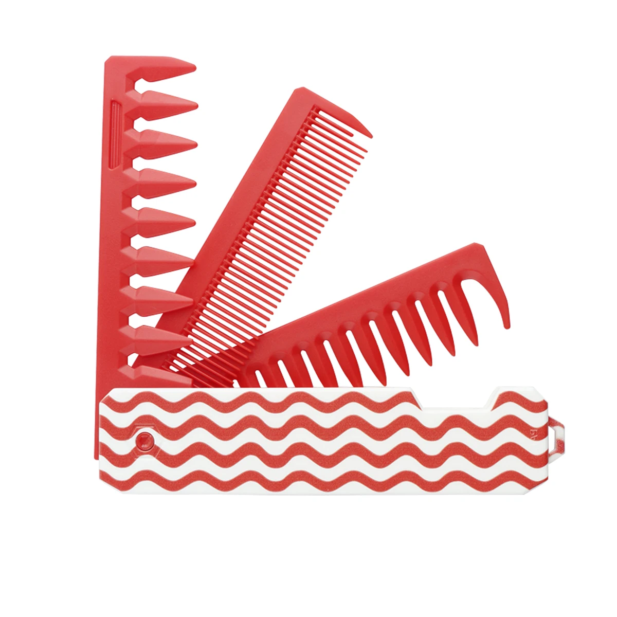 Nieuwe 1/2/3 in 1 Pocket Opvouwbare Kammen Plastic Grove Olie Hoofd Kam Baard Kammen Kapper tondeuse Kam Salon Haar Styling Tools