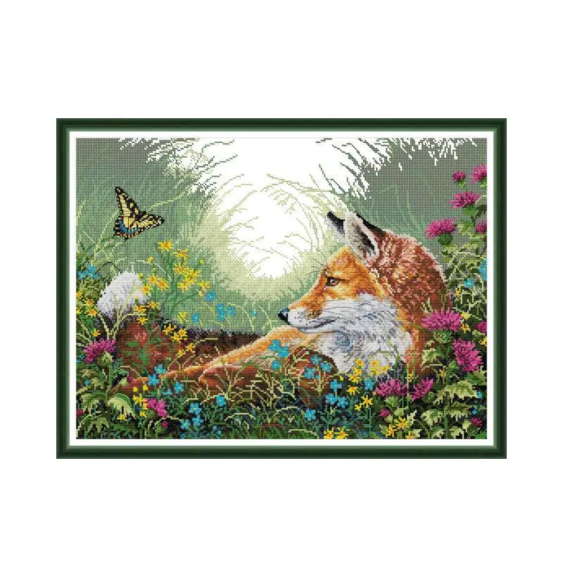 

Wholesale Kits Embroidery Cat Decoration animal 11CT 14 DIY