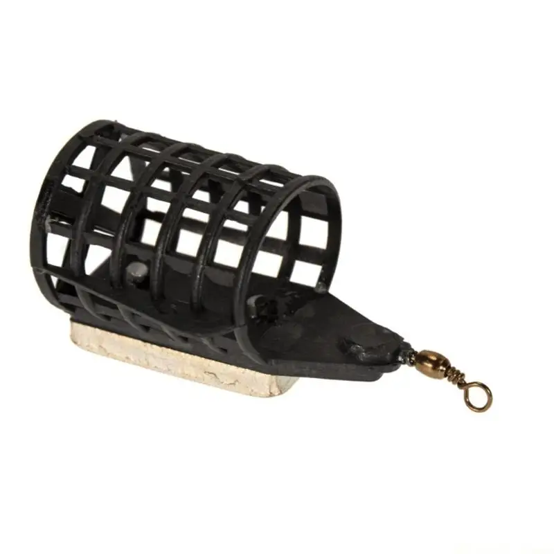 

31BE Fishing Tackle Cage Fishing Baits Cage Feeders Basket Trap Lure Holder