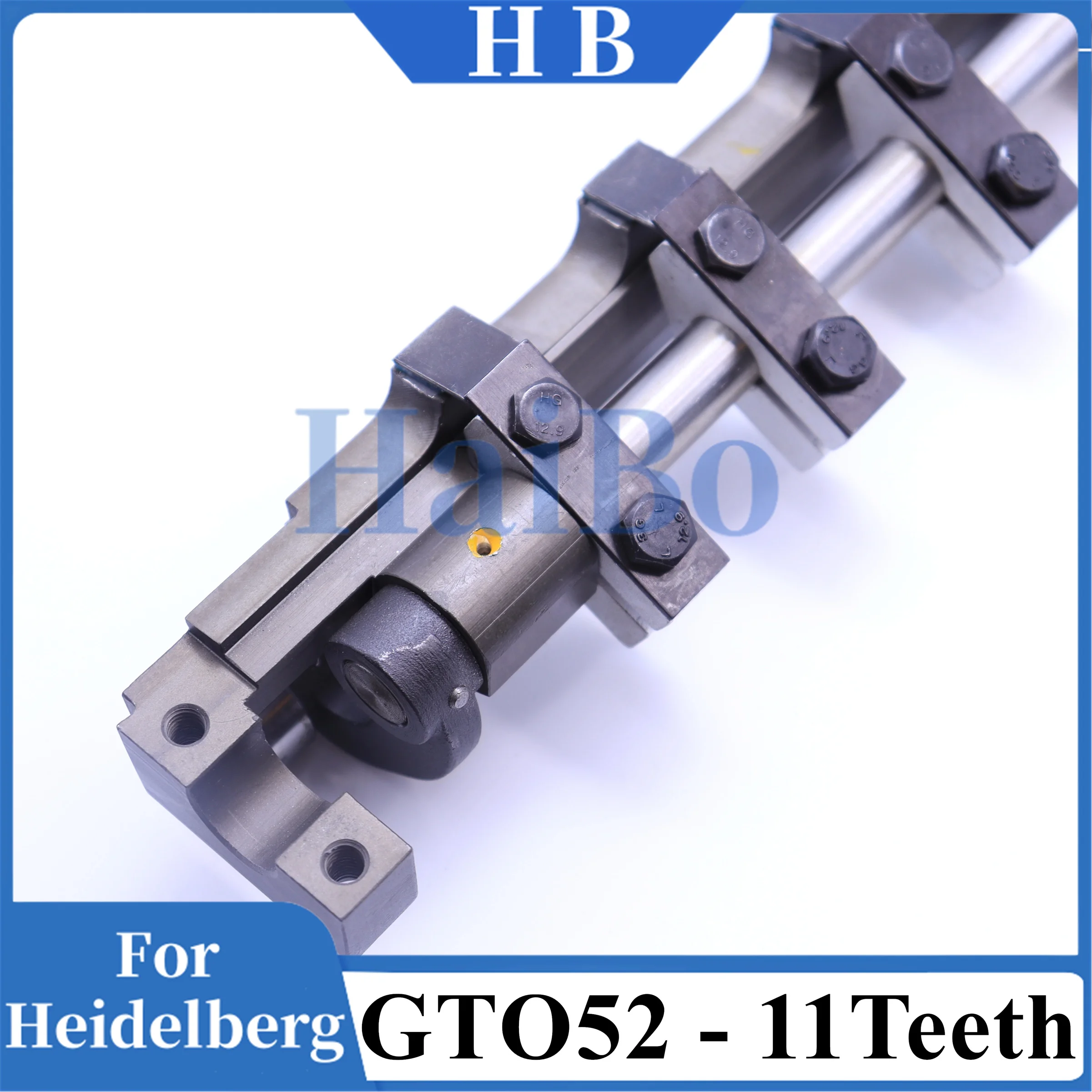 HaiBo Best Quality 69.014.003 GTO 52 11 Teeth GTO52 Delivery Gripper Bar 69.014.003F for Heidelberg