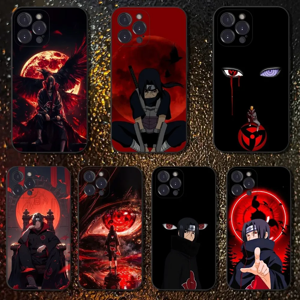 

Uchihas M-Madara I-Itachi Phone Case For iPhone 16,15,14,13,12,11 Plus,Pro Max,XS,X,XR,SE,Mini,8,7,Soft Silicone Black Cover