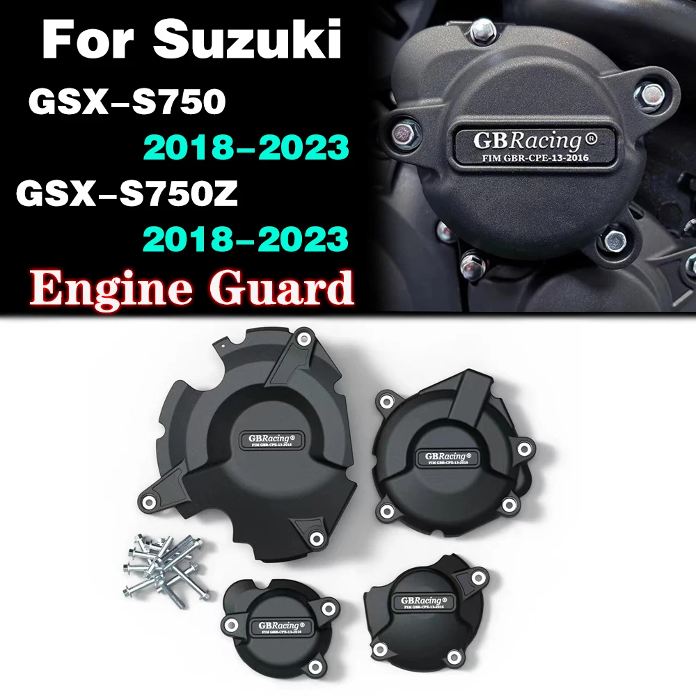 

FOR SUZUKI GSX-S750 GSX-S750Z 2018 2019 2020 2021 2022 2023 Motorcycle Engine Cover Engine Protective Guard For GBRacing