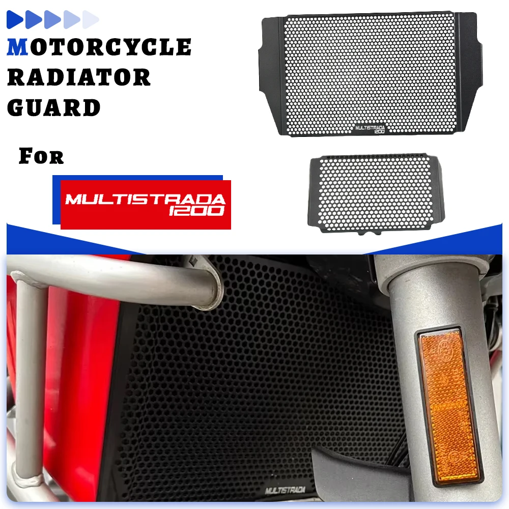 

For Ducati Multistrada 1200 ABS S Touring S Sport S Pikes Peak S GT S 2010-2013-2014 Radiator Grille Guard Cover Protection