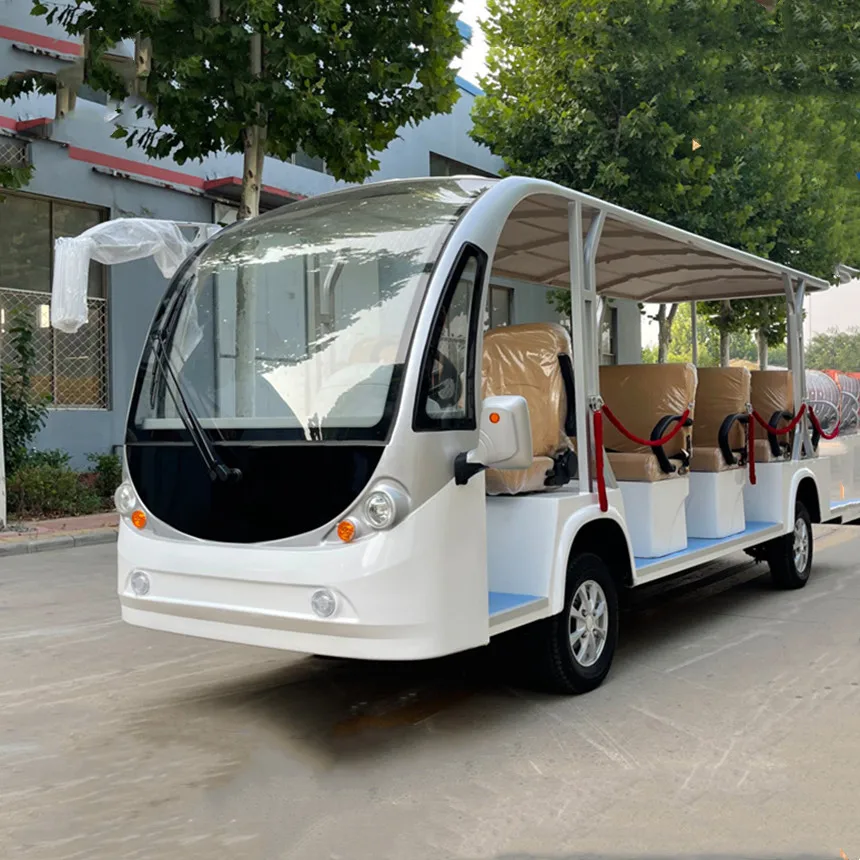 Electric Car Street legal 11/14/17 Seater Electric Sightseeing Bus free Customization Electric Bus Factory Price