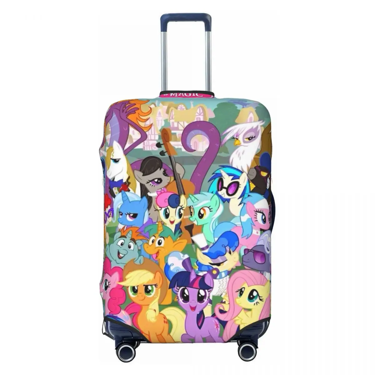 MINISO My Little P-pony Suitcase Cover Holiday Business Useful Luggage Supplies Protection