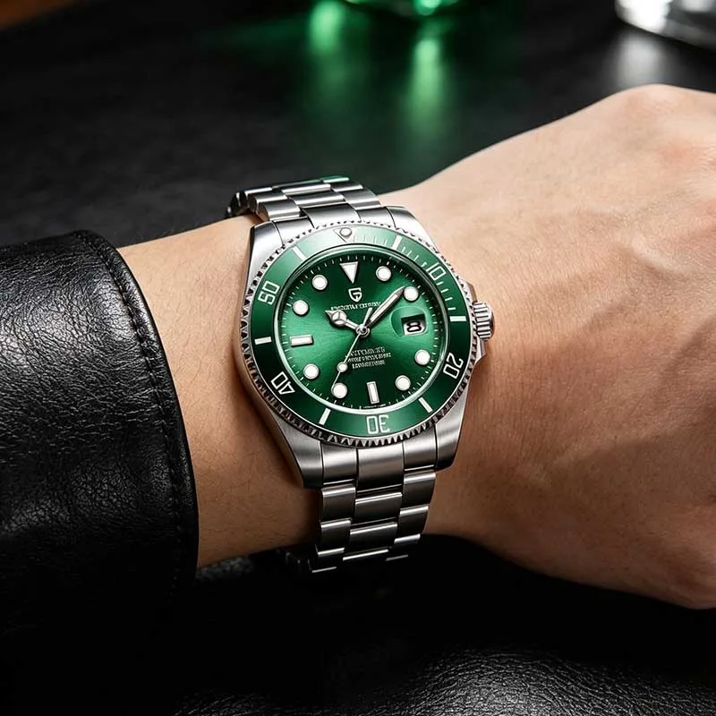 PAGANI DESIGN Fashion Men's Sports Automatic Mechanical Watches 8215 Stainless Steel Sapphire Waterproof Watch Men Reloj Hombre