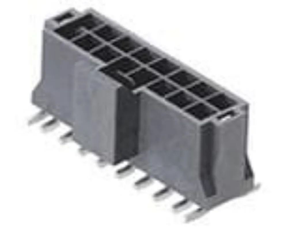 (5/10 piezas) 1054291212 MOLEX NANO-FIT HDR SMT VT DLR 12CKT 15AU BLK