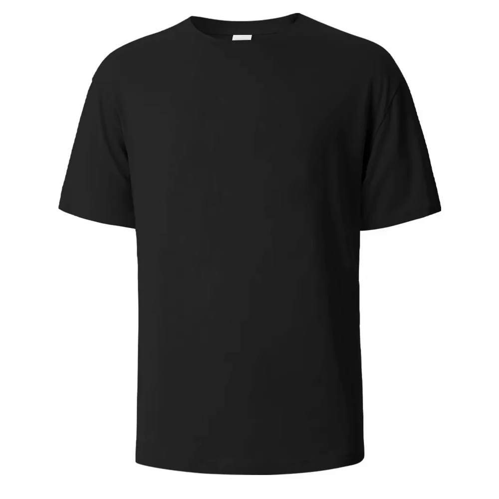 500/300g Zwaar Wit Puur Katoen T-shirt Verdikte Schroefdraad Ronde Hals Korte Mouwen Drie Naald Half mouw Tees