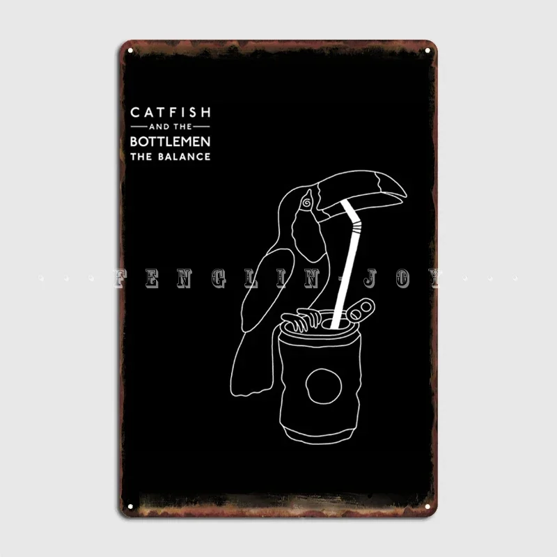 Catfish Lele And The Bottlemen Poster Metal Plaque Classic Club Plaques Party Tin Sign Posters