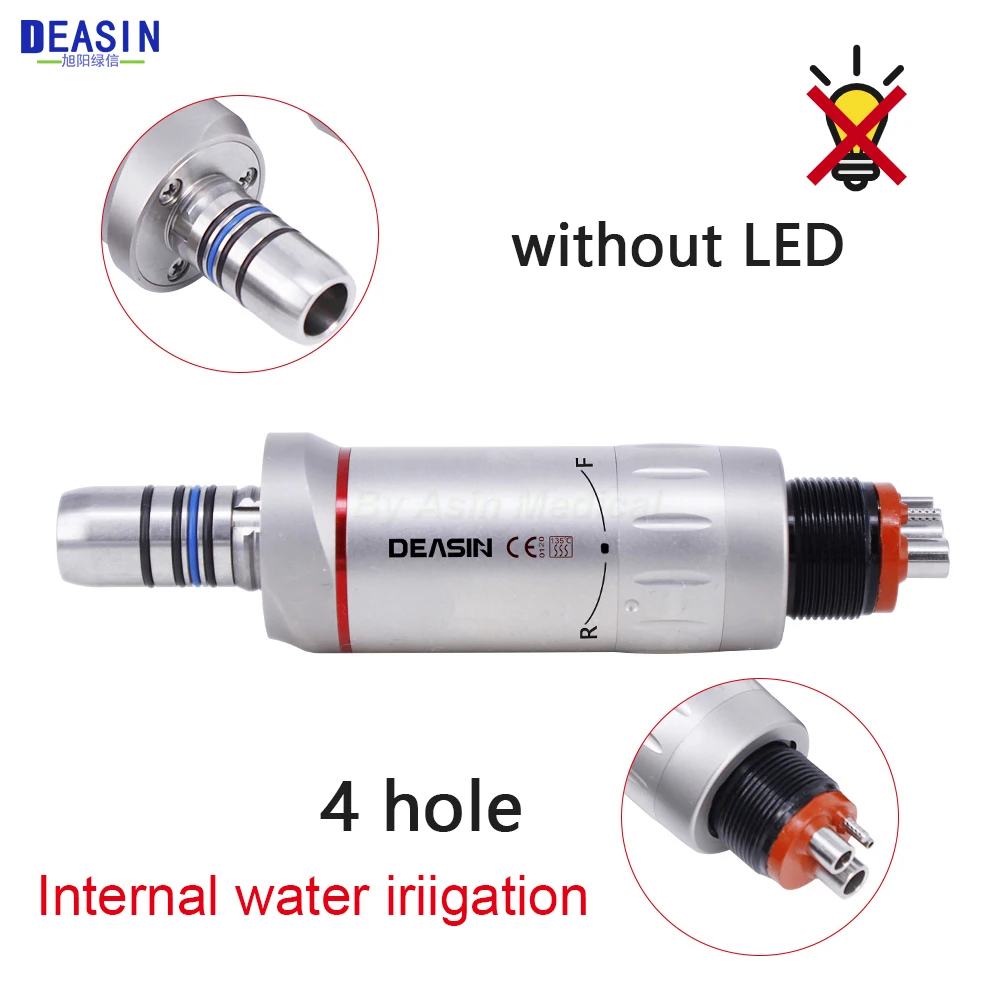 Dental Slow Low Speed External/Inner Water E-type 2/4 Hole Air Motor Handpiece Micromotor