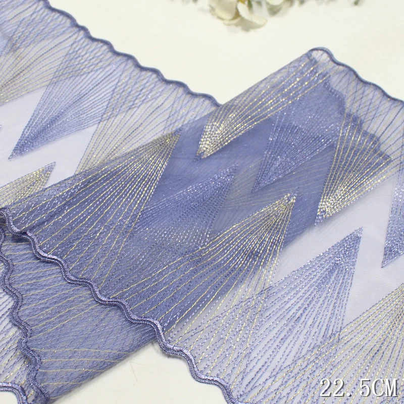 

31Yards Bilateral Embroidered Tulle Lace Trim , Mesh Lace Diy Craft Clothes Bra Underwear Dress Sewing Fabric DIY Accessories