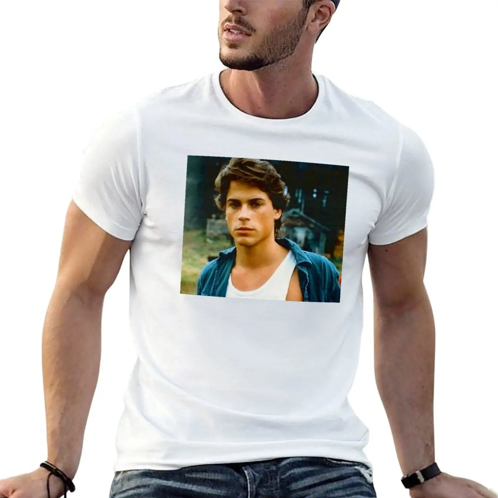 

Rob Lowe T-Shirt mens graphic t shirts t shirts for man graphic cars T-Shirt