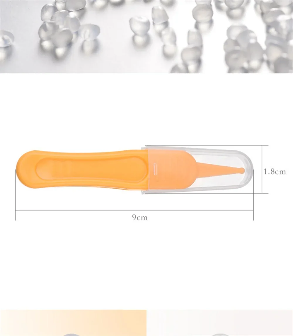 1/2/3 Stück/Set Sicherheits-Pinzetten mit abgerundeten Spitzen für die Reinigung von Babyohrenschmalz, Nasensekret und Nabelschmutz, für die tägliche Babypflege – Detail 7