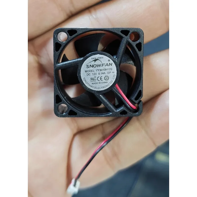 NEW Cooler Fan for  SNOWFAN YY3010H12S DC12V 0.14A 3010 3CM Cooling Fan 30*30*10MM